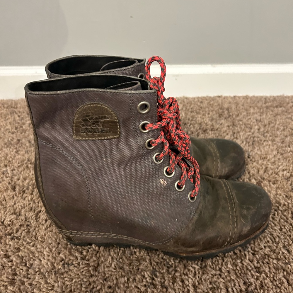 Sorel Joan of Artic Wedge PDX Waterproof Booties Size 10